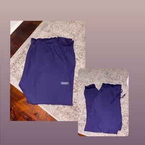 Med Couture Deep Blue Scrub Pants